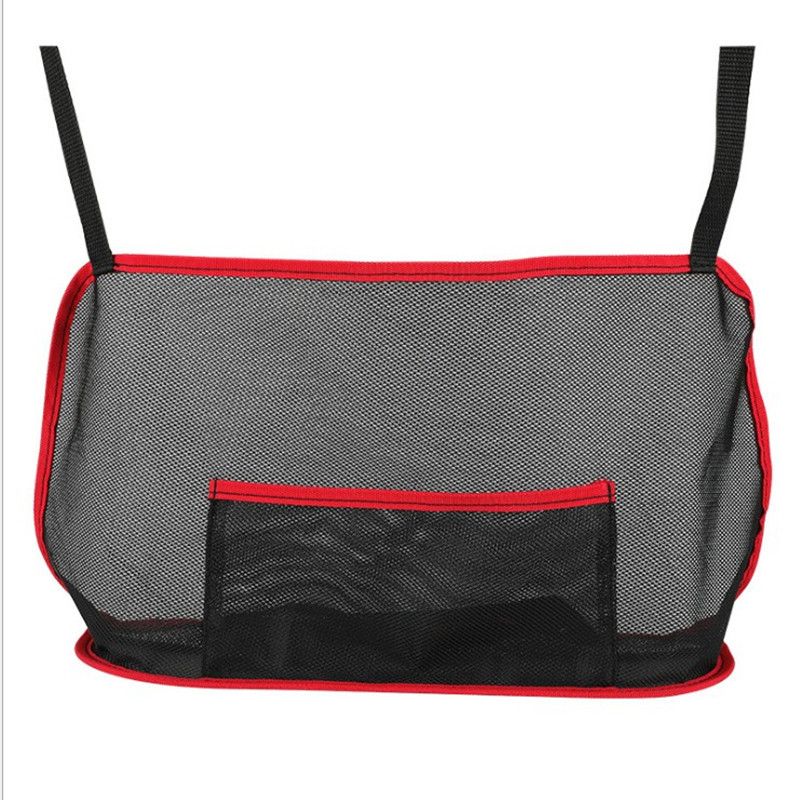 Hanging Central Control Isolation Net Pocket Multi-Functional Storage Organizer Bag For Car Interior Decoration_autovado.com