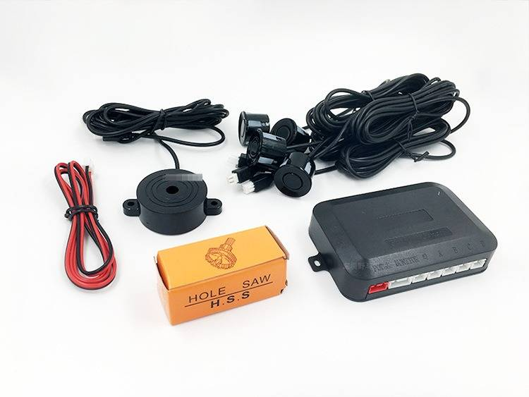 4-Sensor Buzzer Parking Radar System - Simple Installation Reverse Parking Sensors With Audible Alerts For Cars/SUV_autovado.com