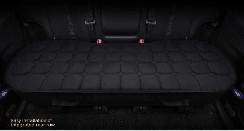 plush front single seat car seat cushion warm breathable bus car seat universal_autovado.com