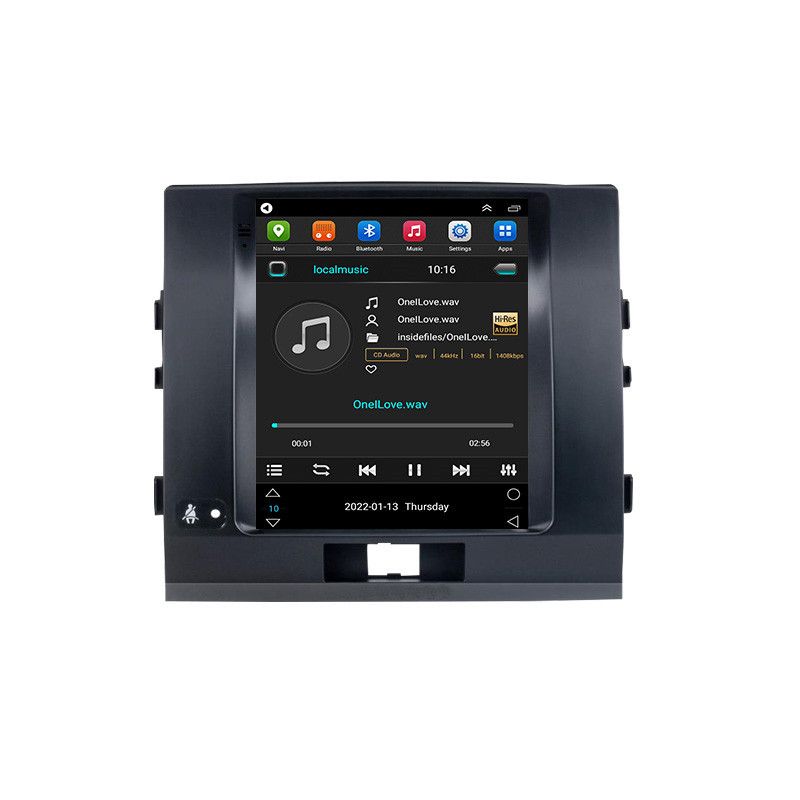 Suitable for Toyota Land Cruiser Android Navigator 9.7 inch vertical screen car display all in one machine_autovado.com