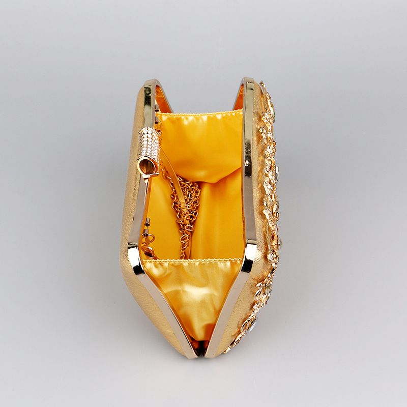 Popular diamond-encrusted dinner bag, European and American women's retro banquet bag, hand-held versatile dress evening bag_autovado.com