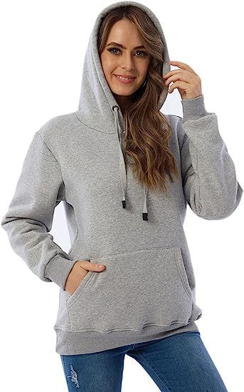Women's Clothing warm pocket hooded sports sweatshirt jacket_autovado.com