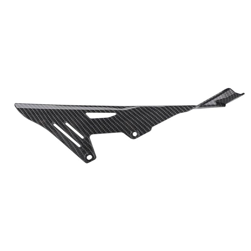 Off-Road Motorcycle Chain Guard Cover - Carbon Fiber Look Protective Shield For Dirt Bike Modification Accessories_autovado.com