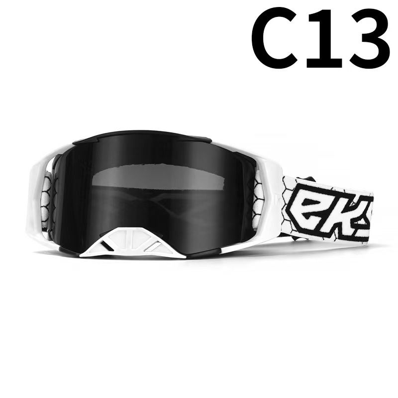 Motorcycle Goggles For Off-Road Riding – Windproof & Anti-Dust Sports Sunglasses With Interchangeable Lenses_autovado.com