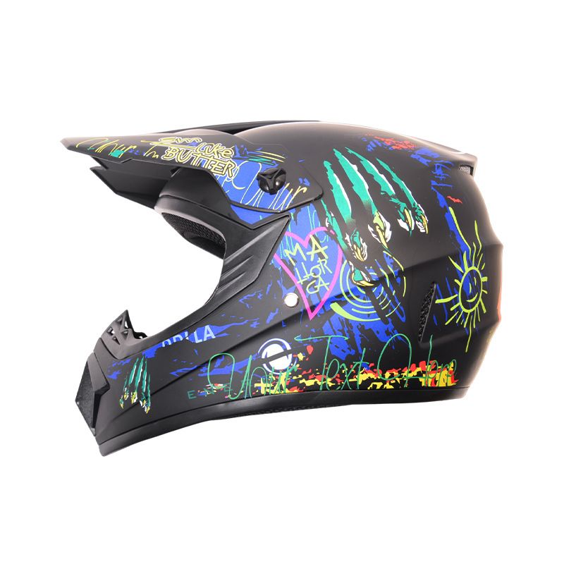 New Flower Mountain Bike Cross Country Helmet ATV Helmet Speed Down Tot Teen Kart_autovado.com