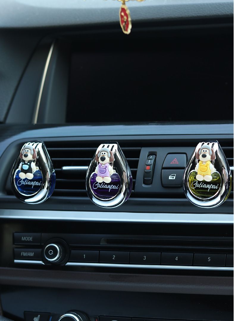 New Car Perfume Aromatherapy Air Conditioner Outlet Fragrance Long Lasting Fragrance Car Interior Decoration Ornaments for Men and Women_autovado.com