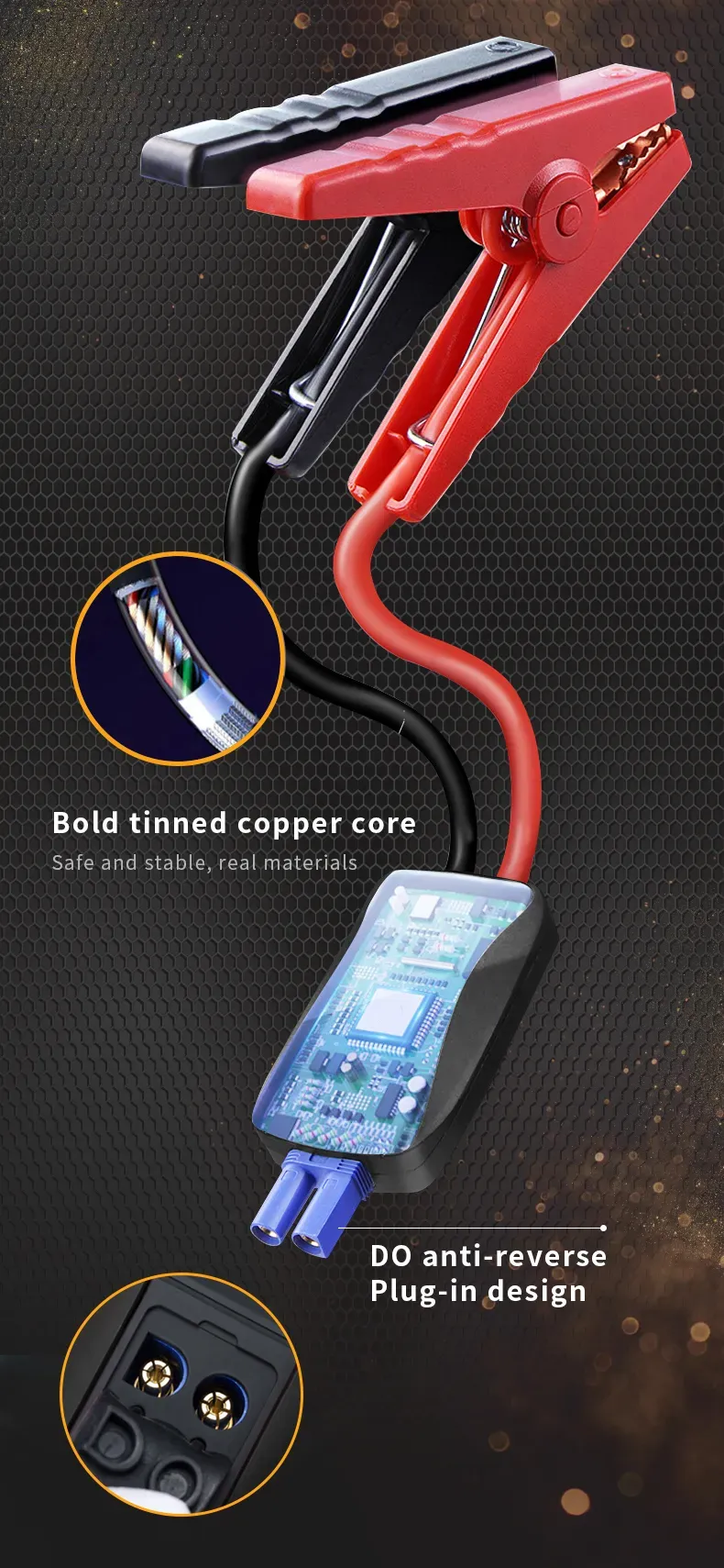 Factory Supply Car Jump Starter 12V Auto Battery Power Bank 88000mAh Mobile Phone Rescue Energy Storage Vehicle Tools_autovado.com