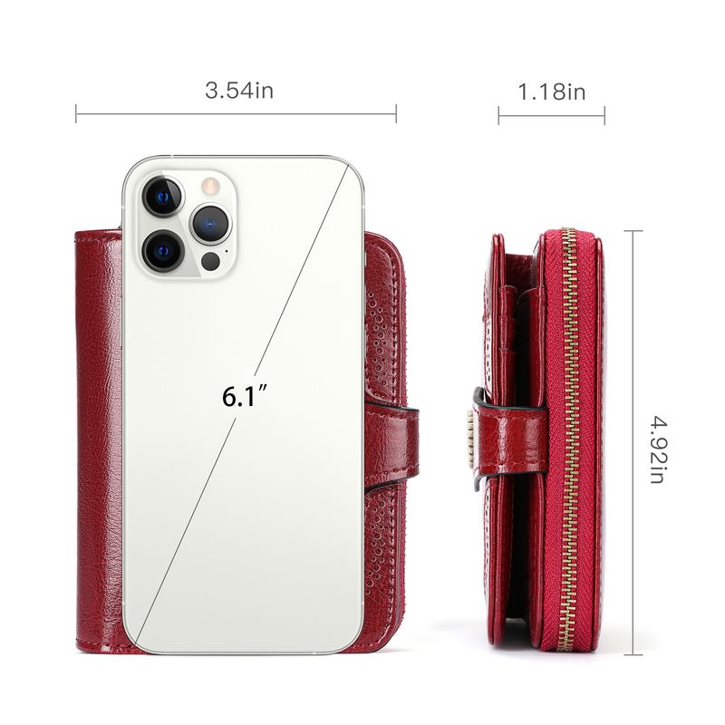 genuine leather women's short wallet two fold women's zipper vintage oil wax cowhide wallet_autovado.com