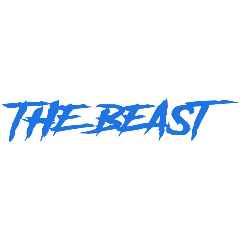 THE BEAST Beast Personalized Creative Trendy English Car Sticker Decoration_autovado.com