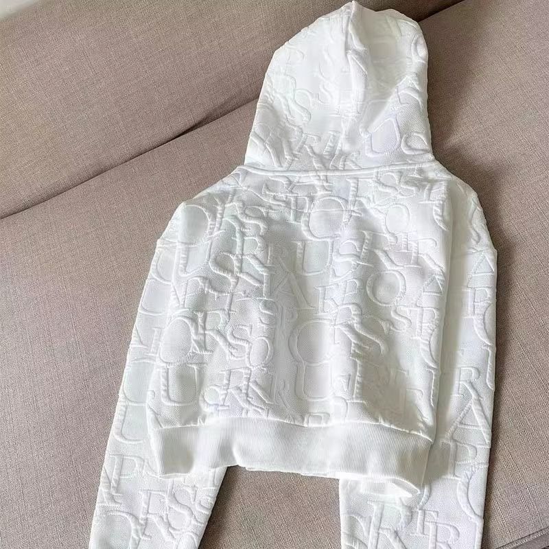 Women's Clothing Fashion Letter Sportswear Suit Women Zipper Hoodie Shorts Two-piece Set_autovado.com