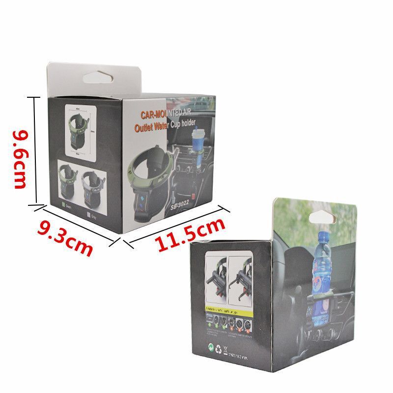 Car water cup holder car air conditioning outlet beverage holder milk tea cup holder ashtray fixing bracket with Hook_autovado.com