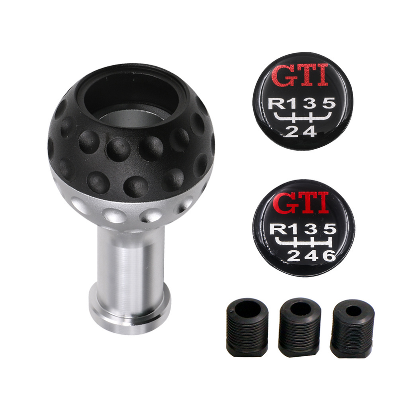 Car metal gear lever manual gear lever head auto parts GTI modified universal gear lever SK40_autovado.com