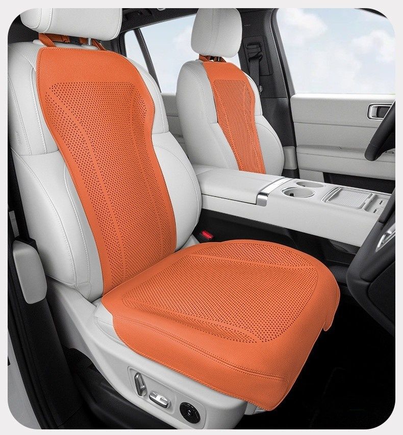 Leather Car Cover Universal Front Seat Protection Cushion For KIA RIO Sorento K3 K4 K5 K7 K9 Opirus Sportage R Ceed_autovado.com