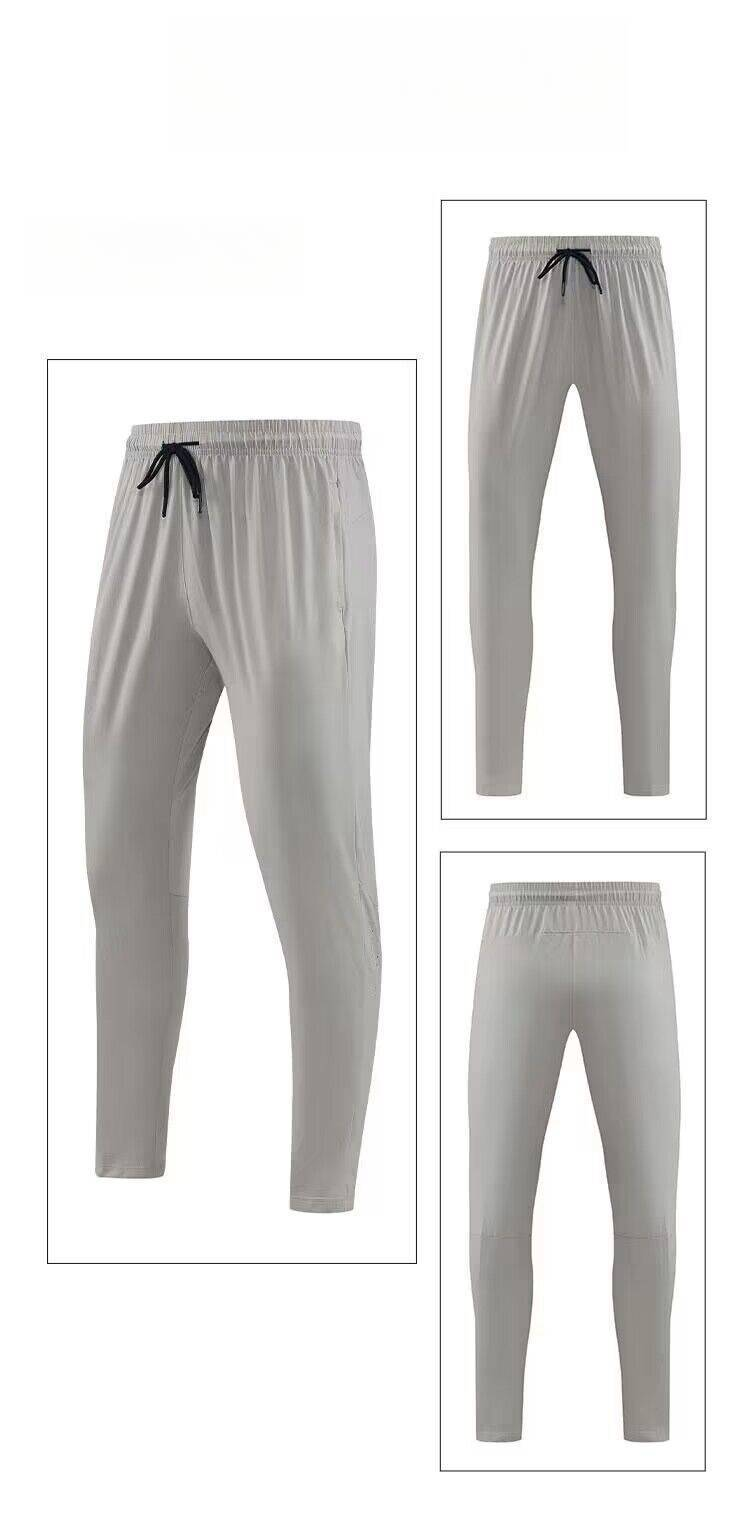 Men's Clothing Sports Casual Trousers Thin Elastic Quick-Drying Loose Skinny Pants Running Fitness Training Pants _autovado.com