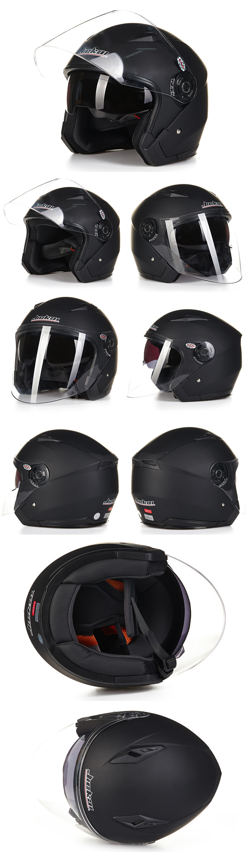Motorcycle helmet Dual-lens motorcycle helmet JK512 helmet for both men and women_autovado.com