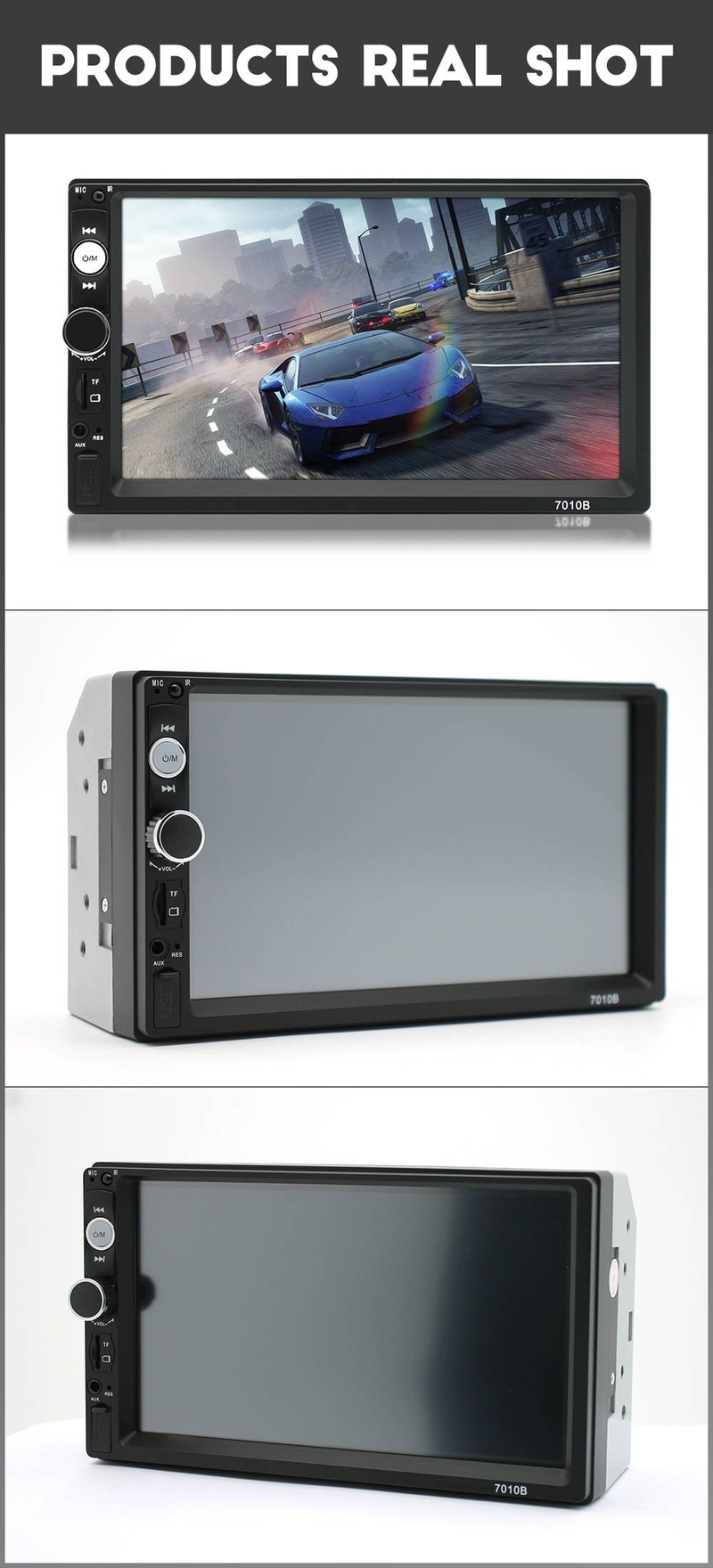 7 Inch Player Bluetooth Touch Screen Stereo Radio Car MP4 & MP5 Players_autovado.com