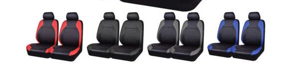 Car seat cover single line quilted bracket leather pu leather_autovado.com