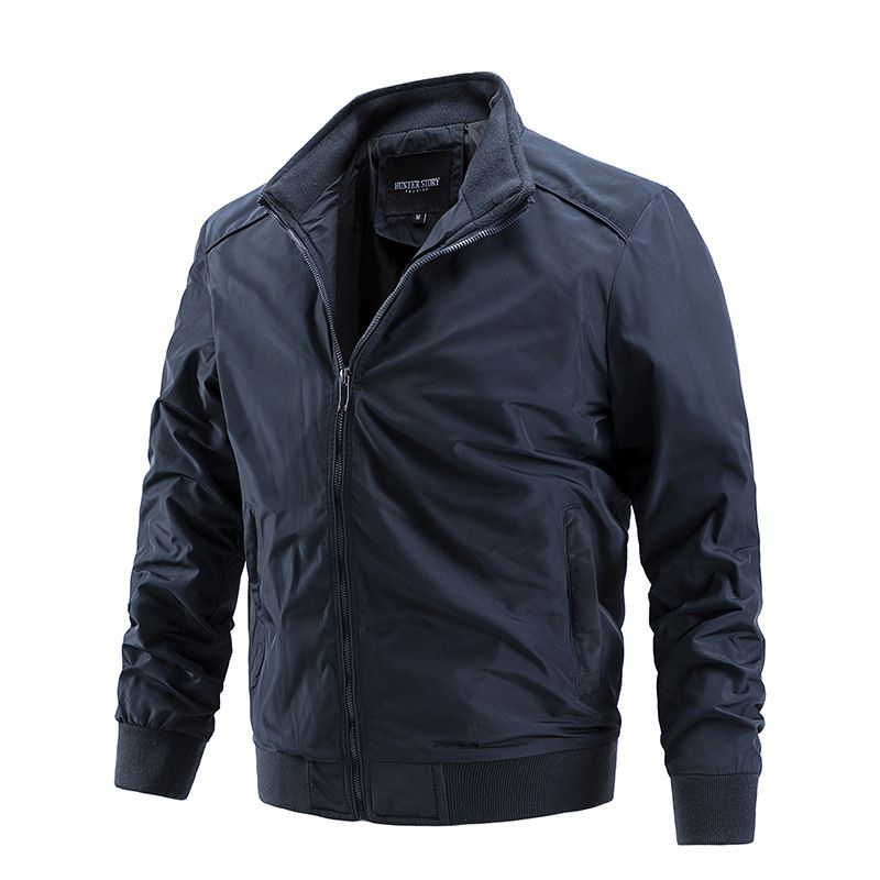 Men's Clothing Thin Jacket Spring and Autumn Coat Men's Large Size Casual Windbreaker Style_autovado.com