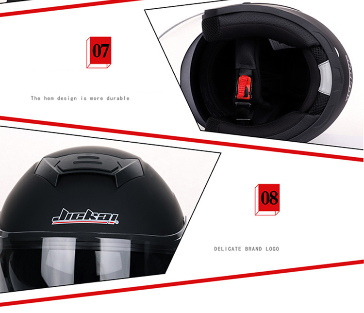 Double lens helmet Motorcycle helmet Electric bike helmet commuter motorcycle helmet_autovado.com