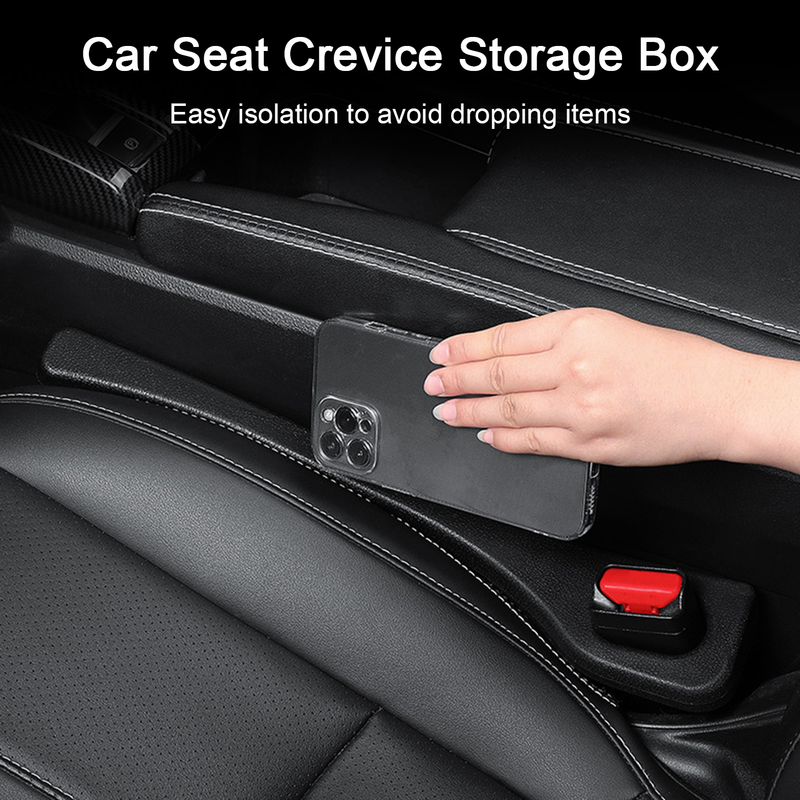 Yuanmheng Car Seat Gap Filler Cellphones Keys Cards Wallets Sunglasses Auto Console Side Organizer Storage Box Car Interior Accessories_autovado.com