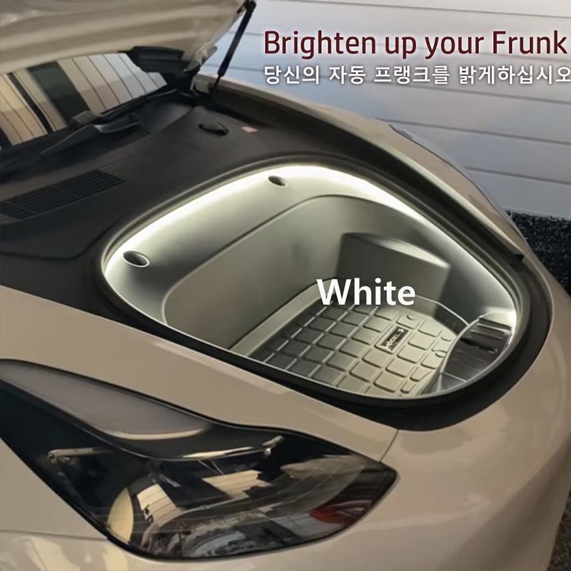 Suitable For Tesla 3/Y/S/X Front Trunk LED Decorative Super Bright Waterproof Light Strip_autovado.com