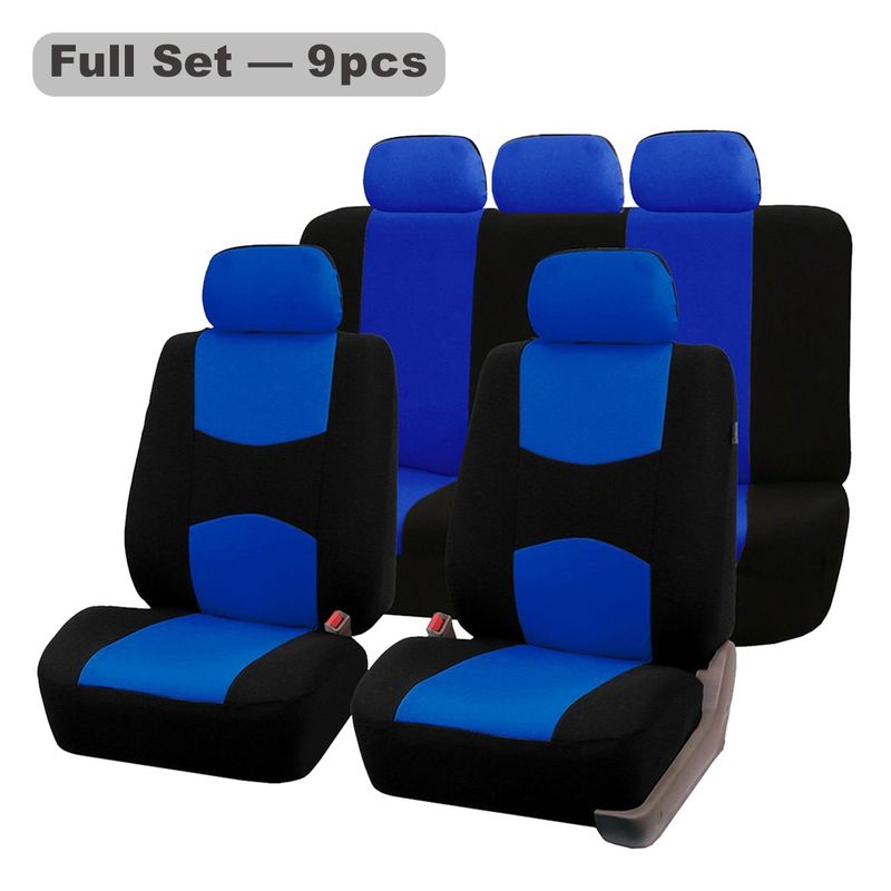 explosions polyester mesh car seat cover hot-selling universal suitable for five-seat models_autovado.com