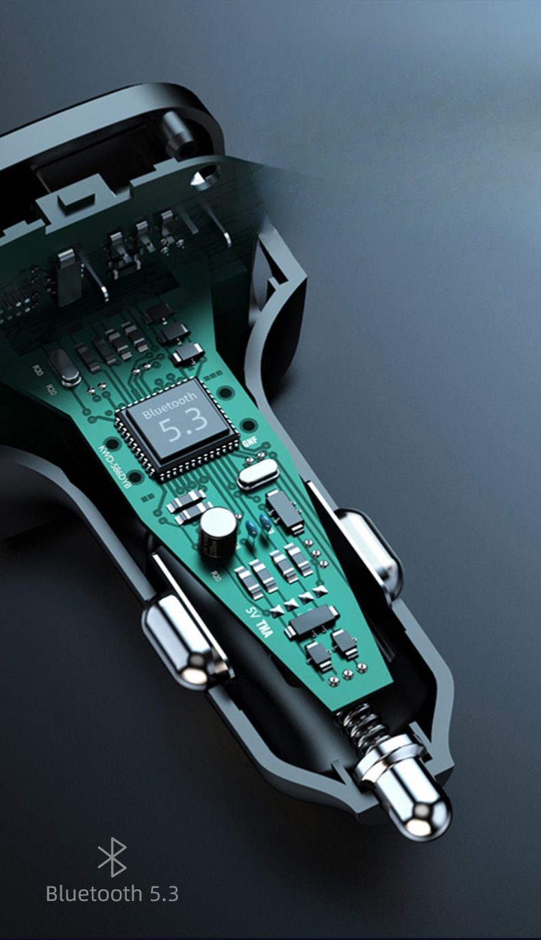 Car Bluetooth Player, MP3 Player With Charger, FM Transmitter, Car Charger_autovado.com