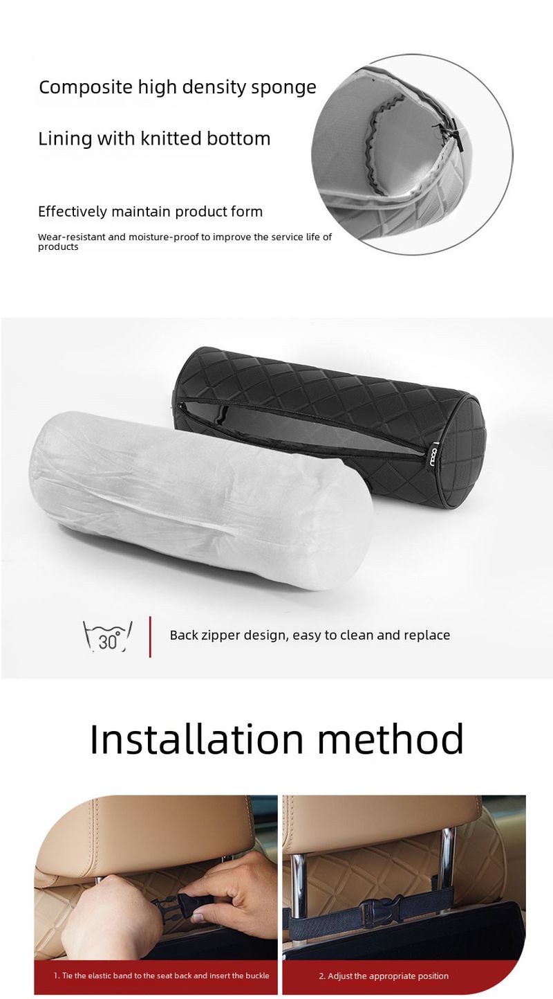 Korea new car neck pillow car advanced neck pillow pillow Universal Car Seat Headrest pillow wholesale_autovado.com