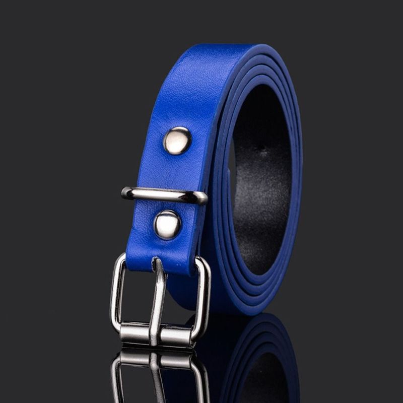 HOT Boys Girls Design Vintage Retro Pin Buckle Waistband Trouser Dress Belts Children Leather Belt Thin Waist Strap_autovado.com