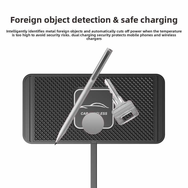 Modified Car Wireless Charger Storage Compartment Anti-Slip Mat Suitable For Mercedes-Benz, BMW, Audi, Honda, Volkswagen_autovado.com