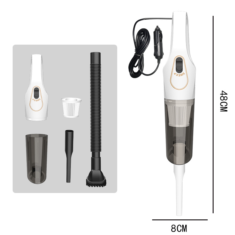 Car vacuum cleaner handheld intelligent wireless vacuuming small mini high power household dual-use_autovado.com