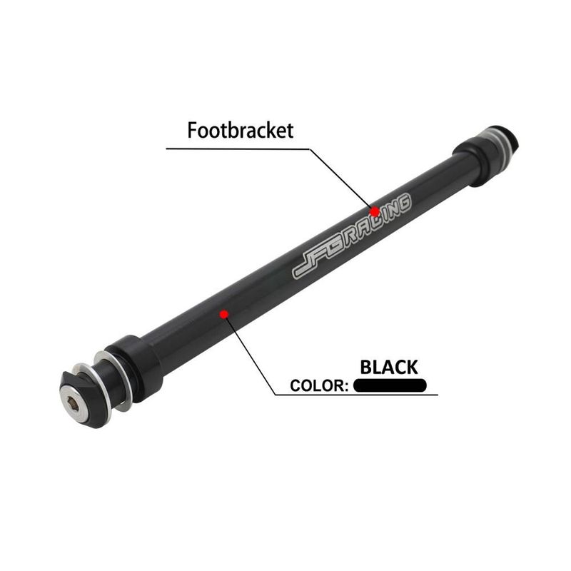 Universal Aluminum Alloy Foot Peg Bracket For Electric Dirt Bike - Heavy Duty Reinforcement Bar (Black/Gold/Silver)_autovado.com