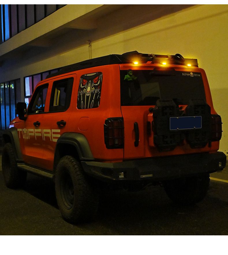 Solar Car LED Flashing Color Roof Mouse Modification No Wiring Remote Control Anti-Collision Warning Light_autovado.com