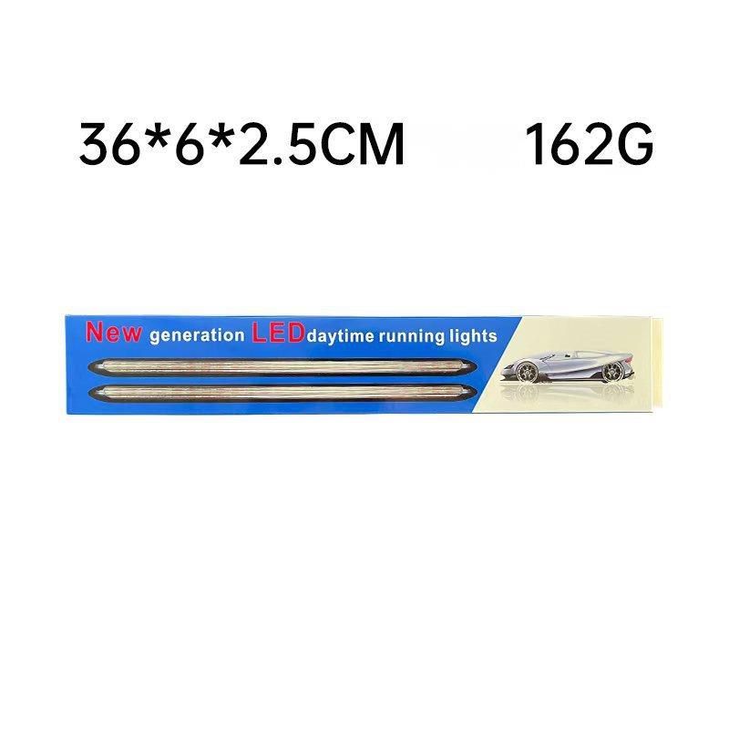 Start Scanning New Car Dual Color Flowing Turn Signal Modified High Brightness LED Daytime Running Lights_autovado.com