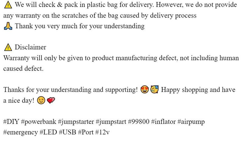 99800mAh 68800mAh 12v Car Jump Starter Powerbank Emergency Power Bank LED With Tire Pump Inflator 4 USB Phone Portable_autovado.com
