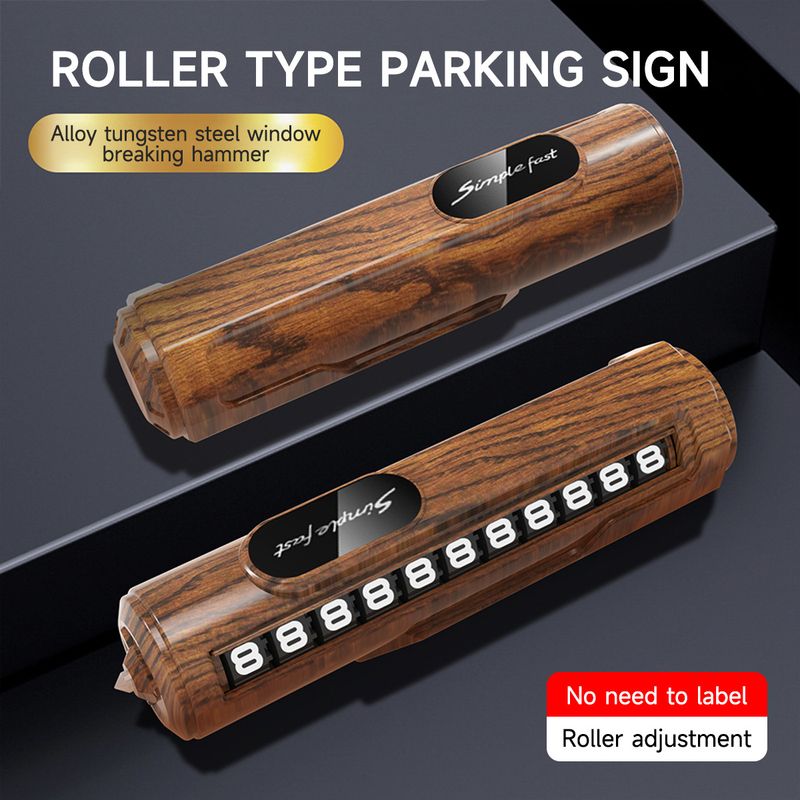 Phone Number Metal Hammer Car Multi-Function Safety Window Breaker Temporary License Plate Remover_autovado.com