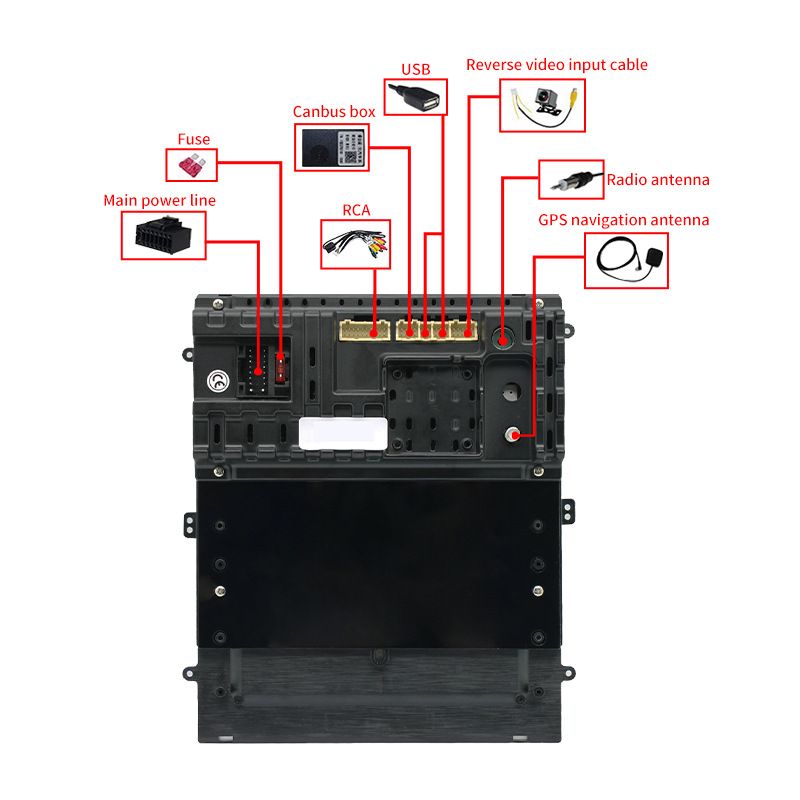 Vertical screen host navigation 9.7 inch HD Android system frame host car GPS_autovado.com