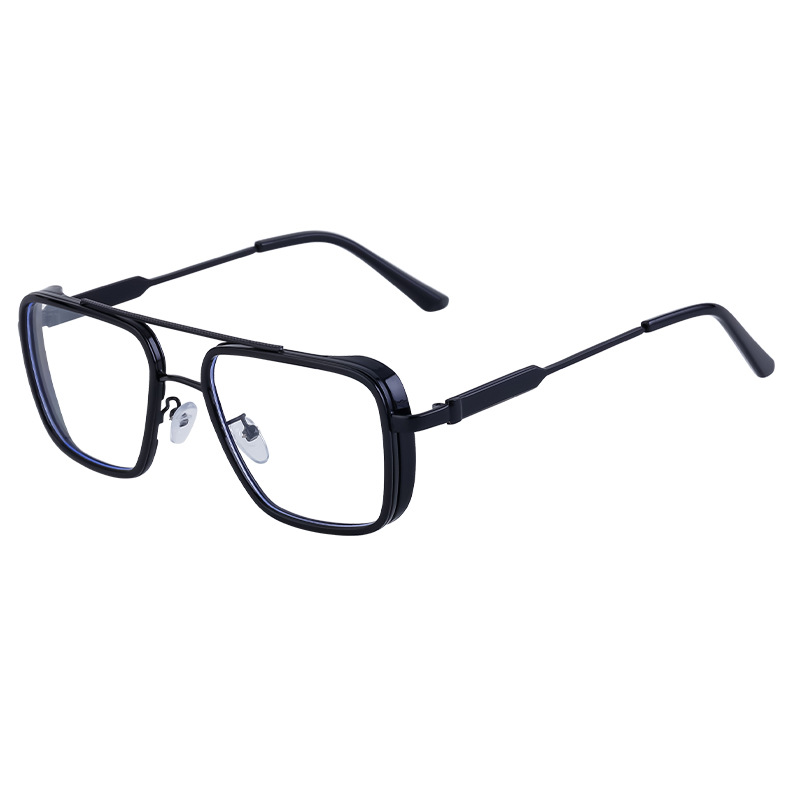 2024 New European and American Retro Punk Style Sunglasses Men's Sun Protection Square Frame Sunglasses Men's Cross-Border Wholesale Shades_autovado.com