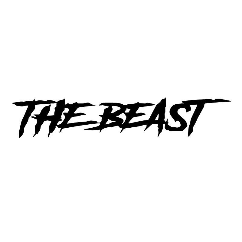 THE BEAST Beast Personalized Creative Trendy English Car Sticker Decoration_autovado.com