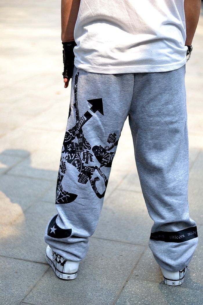 Men's Clothing men's street dance hip hop sweatpants large size pants large size pants loose and large_autovado.com