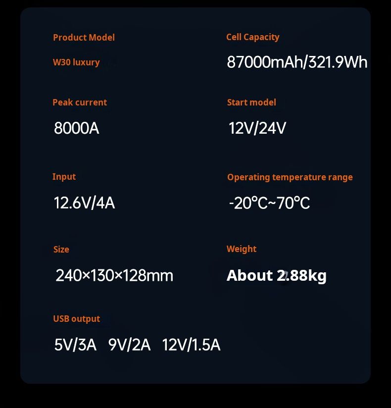 Newsmye/Newman/W30 Luxury /Car Emergency Starting Power Supply 87000mah_autovado.com