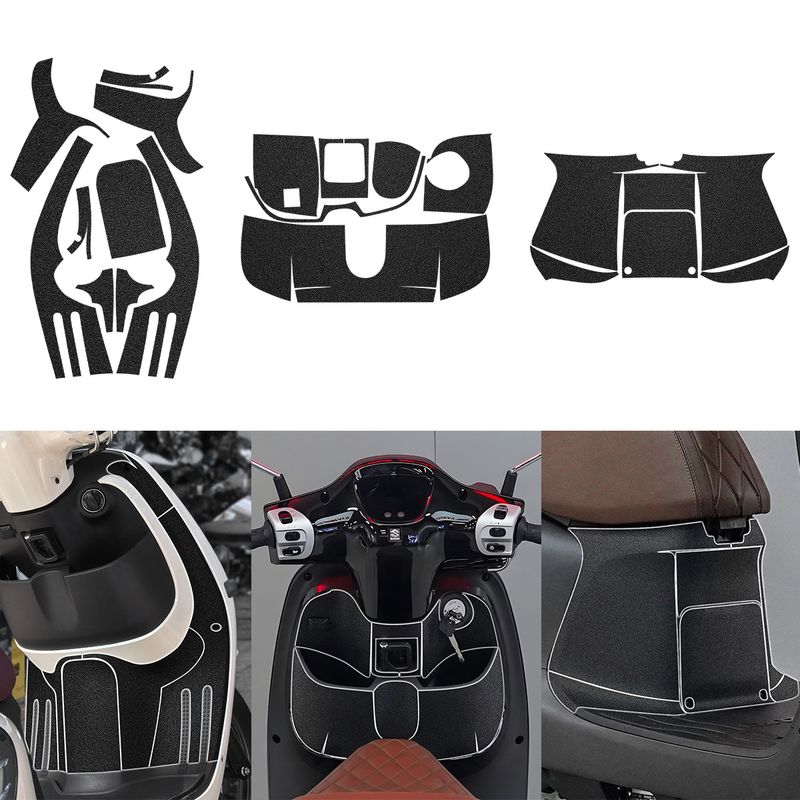 Suitable For Jinan Suzuki US125 Thickened Frosted Armor Sticker Modification Accessories, Body Anti Scratch And_autovado.com