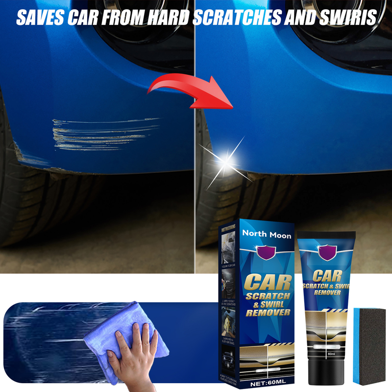 Yuanmheng 1 Set 15/60/120ml Scratches Repair Wax Powerful Cleaning Maintenance Car Scratch And Swirl Remover Scratch Repair Tool Car Accessories_autovado.com