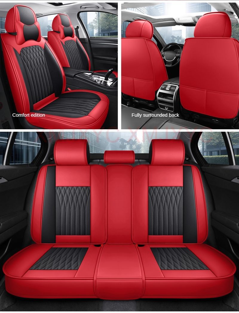 Pu Leather Universal Car Seat Cover For TOYOTA Corolla Camry RAV4 CHR Highlander Land Cuirser Prado Interior Accessories_autovado.com