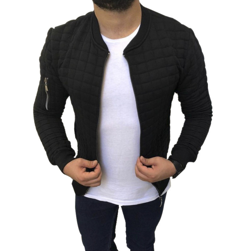 Men's jackets, zipper jackets, suitable for spring and autumn outdoors_autovado.com
