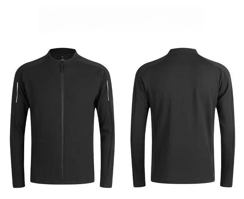 Men's Clothing Sports Jacket Leisure Running Round Neck Zipper Cardigan Sweater Quick-Drying Fitness Breathable_autovado.com