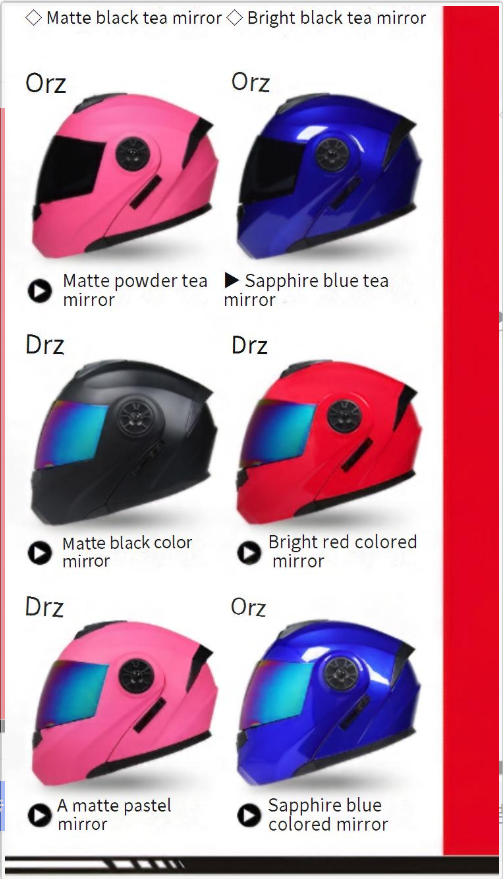 Motorcycle Accessories & Parts electric battery helmet gray men's and women's full helmet four seasons flip face helmet summer hat_autovado.com