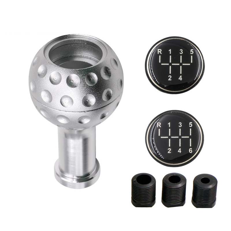 Car metal gear lever manual gear lever head auto parts GTI modified universal gear lever SK40_autovado.com