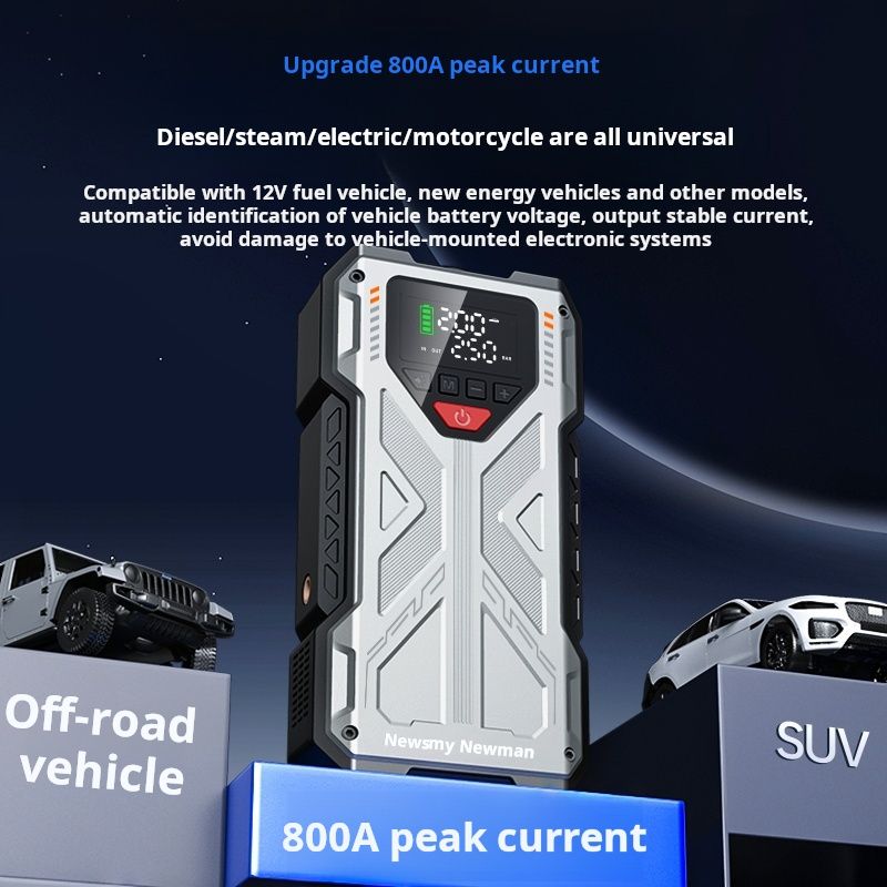 Newsmy/Newman H5 Emergency Start Power Inflator Pump Integrated 8000mAH_autovado.com