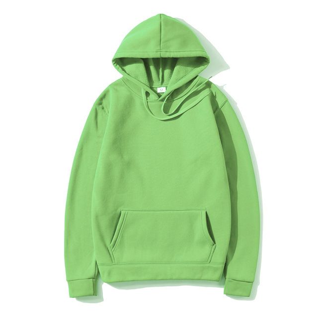 Men's Clothing heavy large size solid color hooded sweatshirt hoodie sweatshirt _autovado.com
